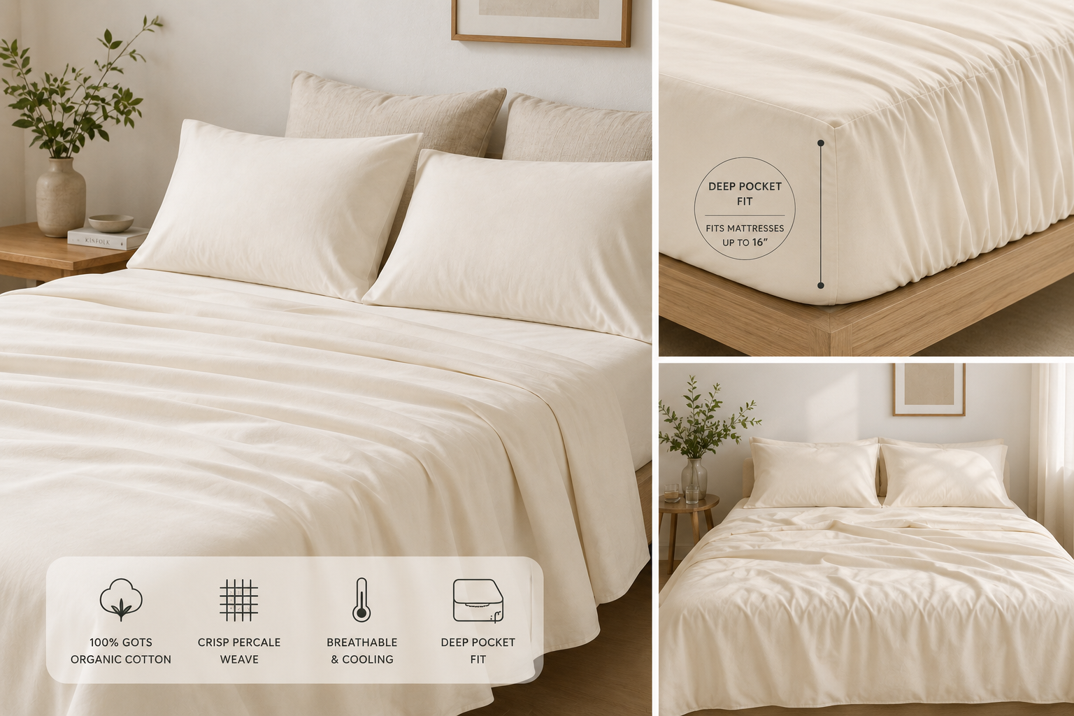 Organic Bed Sheet Set