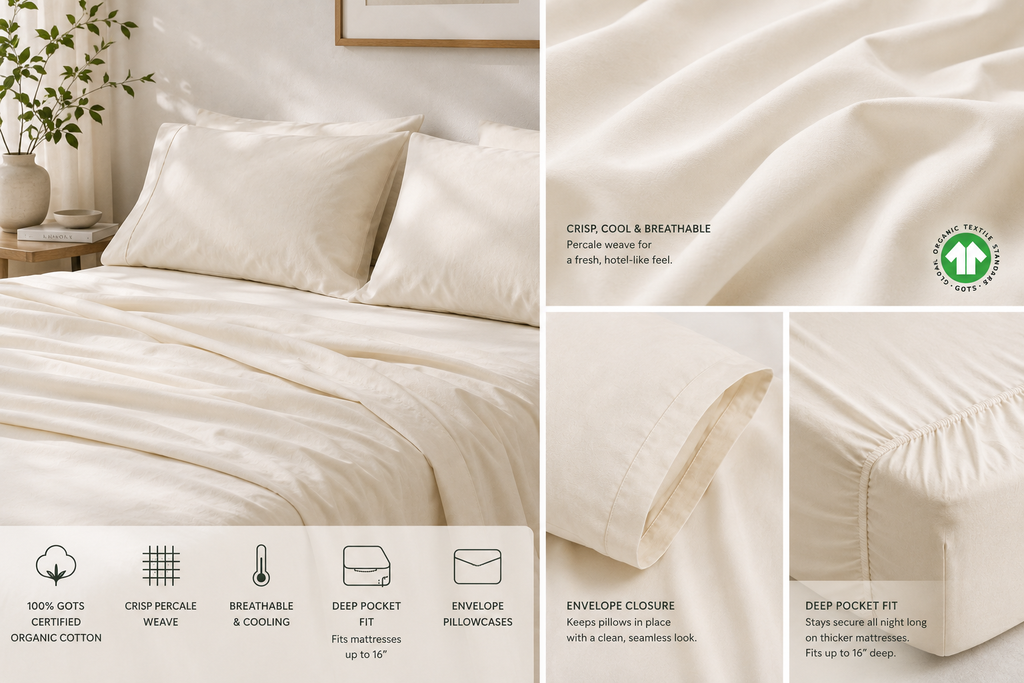 Organic Bed Sheet Set